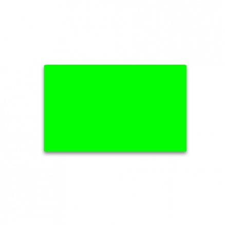 fluor zöld szögletes árcímke